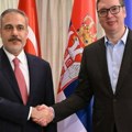 "Srbija i Turska imaju snažno prijateljstvo i međusobno poverenje" Predsednik Vučić ugostio turskog ministra spoljnih…