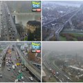 Najveće gužve na ova dva čvorišta: Pogledajte kakvo je stanje na putevima u Beogradu ovog jutra (foto)