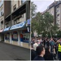 Protest ispred prostorija SNS-a: Blokiran Bulevar oslobođenja od Kralja Petra Prvog do Novosadskog sajma