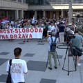 Završen protest ispred Vlade Srbije u Nemanjinoj, studenti u blokadi objavili mesto i vreme početka vidovdanskog protesta