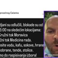 PAVLE JELESIJEVIĆ OBJAVIO - BLOKADA OD UJUTU OD 6: 00 - IZ LjUBIĆA NEMA PROLAZA OBA KRUŽNA TOKA ZATVORENA