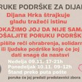 Prokupčani pišu poruke Dijani Hrki