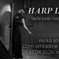 Magija harfe uživo: Koncert harfistkinje Sofije Sibinović – Harp Lady u Domu omladine i premijera singla „Zagrljaj“
