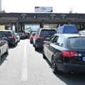 Zadržavanje teretnih motornih vozila na graničnom prelazu Gradina, kolona na auto-putu