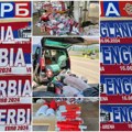 (Foto) uoči utakmice Srbija-Engleska Na Gradini zaplenjen auto pun švercovanih navijačkih rekvizita prijavili 300 šalova…