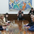 Prvi put u javnosti nakon zdravstvenih problema: Vučić se sastao sa Bocan Harčenkom i Edvardom Fergusonom (foto)