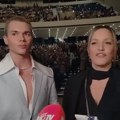 (Video) "pukao je sve pare da napravi koncert": Tijana Bogićević došla da podrži kolegu: Obukla crnu haljinu, a prorezi samo…