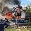 Prava vatrena stihija: Gori pomoćni objekat u selu Gornjoj Gorevnica; Meštani pomažu u gašenju vatre