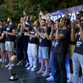 Subotičani zajedno sa košarkašima Spartaka svečano proslavili titulu šampiona Srbije