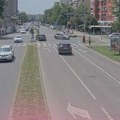 Дрогирани Врбашанин у Новом Саду "тојотом" покосио службени мотоцикл саобраћајног полицајца (ВИДЕО)