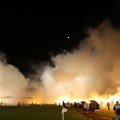 Mučne scene u Humskoj: Igrači Vojvodine gađani topovskim udarima
