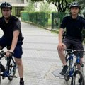 Policijske patrole na biciklima u centru Skoplja