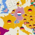 Kina preuzela Rusiju, Amerika drži Britance, a šta je sa Srbijom? Objavljena nova mapa Evrope (foto)