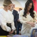 VIDEO Supruga predsednika Ukrajine Olena Zelenska u Beogradu: Posetila Biblioteke grada i Kalemegdan