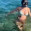 Zalepilo joj se tamno stvorenje Trudnica izašla iz mora i zaledila se od straha (video)