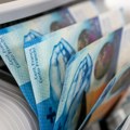Švajcarska očekuje budžetski suficit od 800 miliona franaka