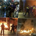 Haos u Dablinu! Brutalan sukob demonstranata i policije, sve gori: Protesti izbili zbog ubadanja dece ispred škole (video)