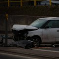 Smrskao džip i odvalio banderu: Bizarna nesreća u Boru, metalni stub visi tik iznad automobila