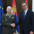 Vučić Sa generalom brigerom: Za nas je prioritet bezbednost srpskog stanovništva na KiM i održanje mira i stabilnosti u…