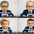 Cela sala plakala od smeha: Na Samitu u Tirani prikazan video koji pokazuje evropske lidere kao bebe! Vučića i Makrona morate…