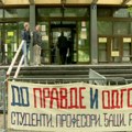 (BLOG) Nastavlja se blokada suda u Novom Sadu: Srednjoškolci protestuju ispred Ministarstva