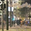 Trenutak kada Žandarmerija kreće u juriš u Nemanjinoj ulici VIDEO
