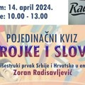 Za ljubitelje enigmatike i kvizova: "Brojke i slova" 14. aprila u Radio kafeu