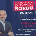 “Biram borbu za Inđiju – Radovan Grković“ predaje listu večeras