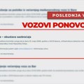 VOZOVI PONOVO STALI baš pred protest na Slaviji: da li će iko odgovarati pred sudom jednog dana? VOZOVI PONOVO STALI