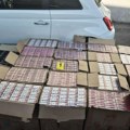Beograđanin uhapšen kod Aleksinca: U automobilu mu pronađeno gotovo 10.000 paklica cigareta (foto)