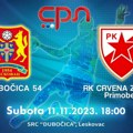 Rukometaši Dubočice i Crvene Zvezde igraju večeras u Leskovcu – navijači svi u SRC Dubočica!