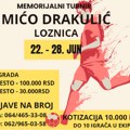 Memorijalni turnir „Mićo Drakulić” na terenu u Loznici