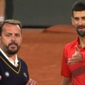 Momenat kada je Đoković "poludeo" na Rolan Garosu: Novak u neverici, a onda je popričao sa Sinerom