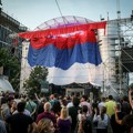 Završen deveti protest "Srbija protiv nasilja": Blokada saobraćaja i demonstranti ispred zgrade Pinka