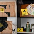 Bombe, pištolji i droga pronađeni u stanu u Obrenovcu! Velika akcija beogradske policije (Foto)