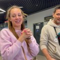 Luna i Marko sleteli u Beograd: iscrpljeni, ona bez trunke šminke, Miljković se srušio usred aerodroma