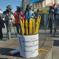 U nekoliko gradova BiH odata pošta novinarima ubijenim u Pojasu Gaze