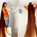 Ona je vlasnica najduže kose na svetu: Ima 2,57 metra, pere je jednom nedeljno, suši 24 sata, a evo koliko joj treba da se…