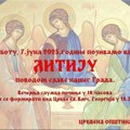 Litija povodom slave grada Užica u subotu 7. juna