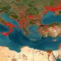 Požari širom Mediterana: Pogledajte gde trenutno bukti vatra, i Balkan se crveni (Foto)
