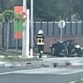 Mladić (20) "audijem" sleteo sa puta, njegovi prijatelji stradali na licu mesta! Prve slike stravične nesreće kod pumpe: Sve…