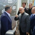 Vučević i Vesić obilaze radove na novim novosadskim mostovima
