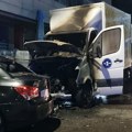 VIDEO: Detonacije tokom noći u Kosovskoj Mitrovici, oštećena dva kamiona i automobil iz Beograda