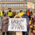 Počeo protest studenata ispred Palate pravde