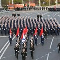 Ruski vojnici u stroju: Proba parade povodom Dana pobede u Moskvi /foto/