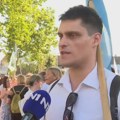 Andrej Tanko na protestu u Pančevu: Plašim se da je ovo nastavak institucionalne represije pobunjenog društva