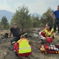 Organizacija za traganje i spasavanje Srbije (OTIS) pomaže tokom gašenja požara na području Kraljeva (FOTO)