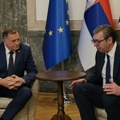Vučić sa Dodikom o rezoluciji o Srebrenici: "Srbija i RS boriće se zajedno za istinu i ponos srpskog naroda"