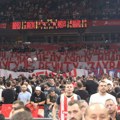 Delije posvetile transparent na meču Zvezda - Žalgiris: "Sever ti duguje..."