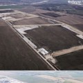 Dve fotografije, isto mesto; Mali: "Nekada livada, sada najveće gradilište u ovom delu Evrope" FOTO